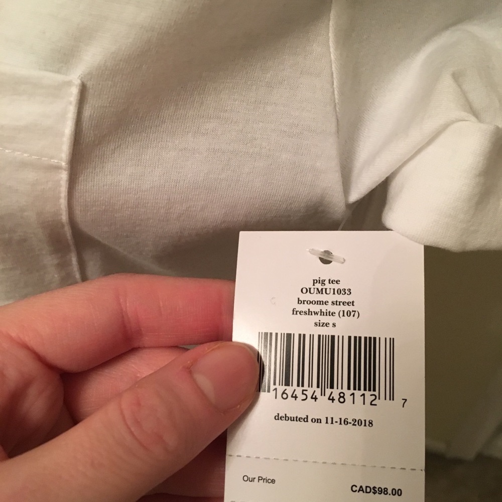 NWT Kate Spade Flying Pig 🐷 Tee shirt - Picture 3 of 4